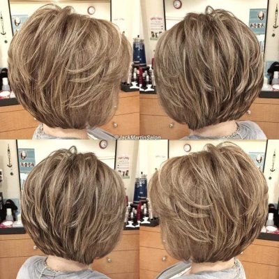 Haircut Yourself Bob Bob Cascade Step By Step! Haircut Light ...