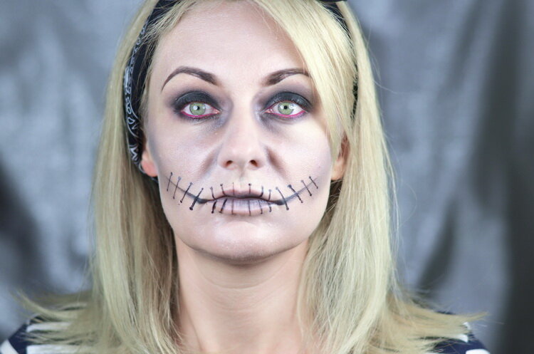 Рисуем в фотошопе макияж в стиле Sugar Skull / Creativo.one