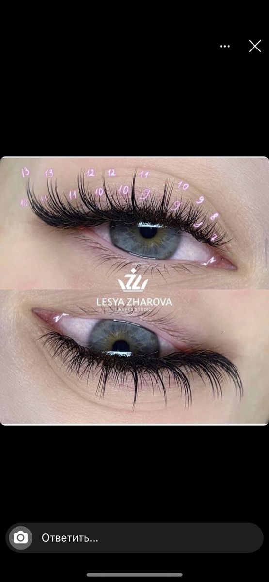 Эффект лучики в наращивании ресниц | THE LASHES