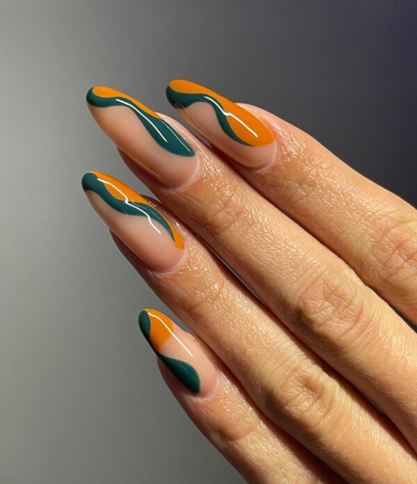 45 фото идеального зеленого маникюра 2023 | Nailspiration.net