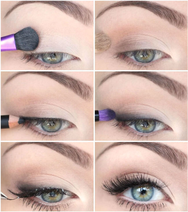 Smoky eyes» макияж, Смоки айс пошаговая ...