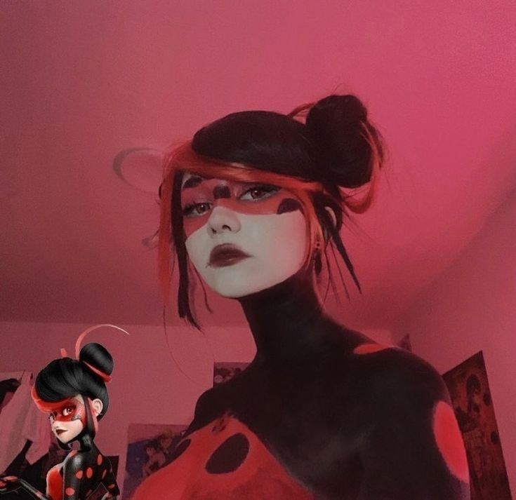 LadyBug Halloween Makeup (Леди Баг ...