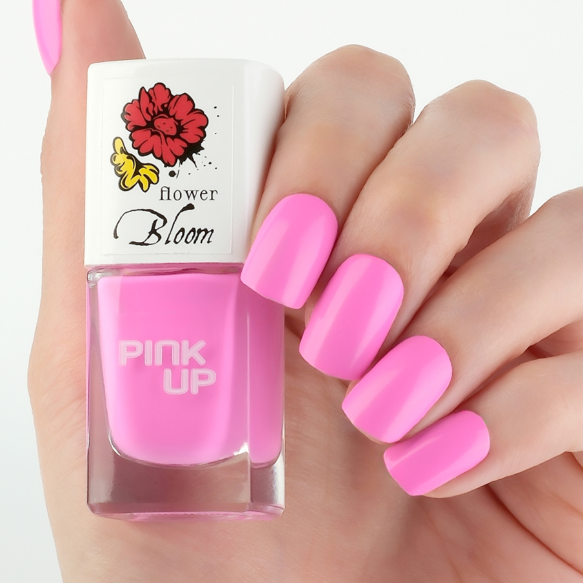 Лак для ногтей `PINK UP` `LIMITED` FLOWER BLOOM тон 10 10 мл