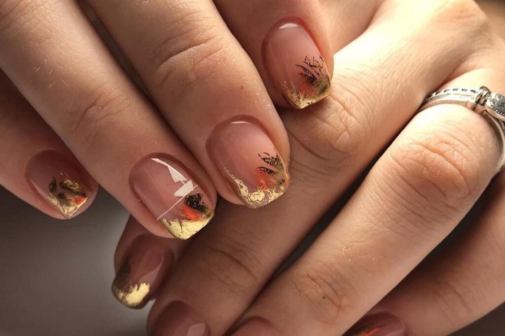 Nails, осенний маникюр, ногти, ногти осень