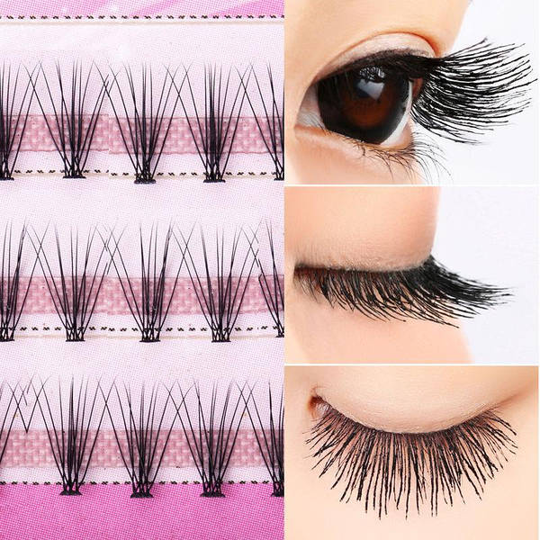 Накладные / Пучковые ресницы Nesura Eyelash 10 мм, 10 D ...