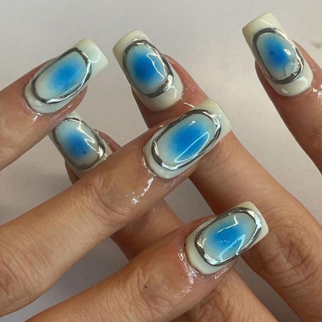 aura nails | Grunge nails, Swag nails, Les nails