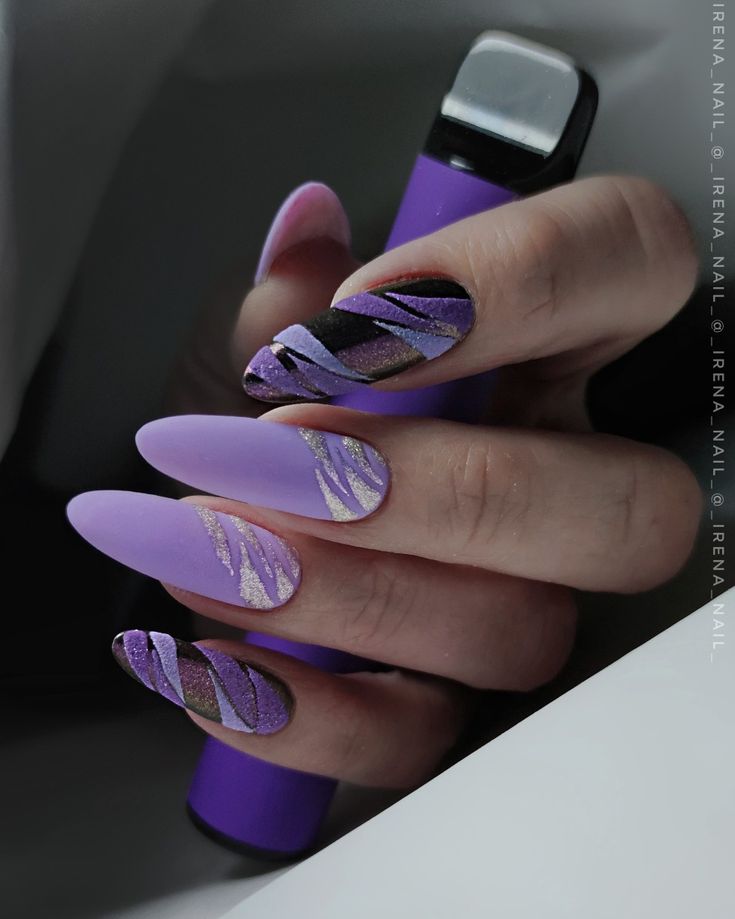 Втирка Металлик, фиолетовая Vogue nails 77277627 купить за ...