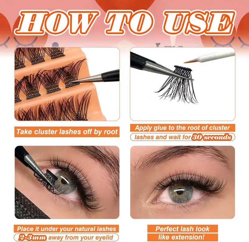 DIY полоска ресниц Wispy Lash кошачий ...