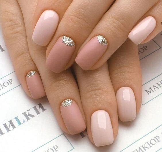 Маникюр с покрытием шеллак - Tiffany Nails