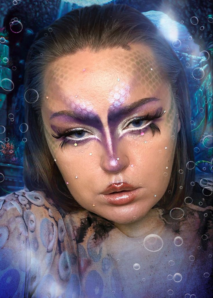 Anastasia Denisova | 🧜‍♀️SIREN🧜‍♀️ makeup look ...