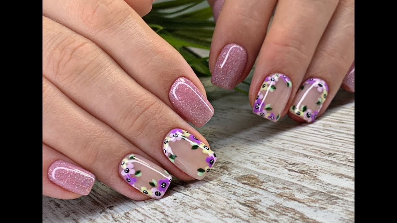 Дизайн маникюра с цветами • Журнал NAILS