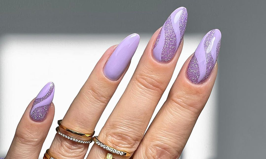 🔝 Сиреневый маникюр | Glam Nails