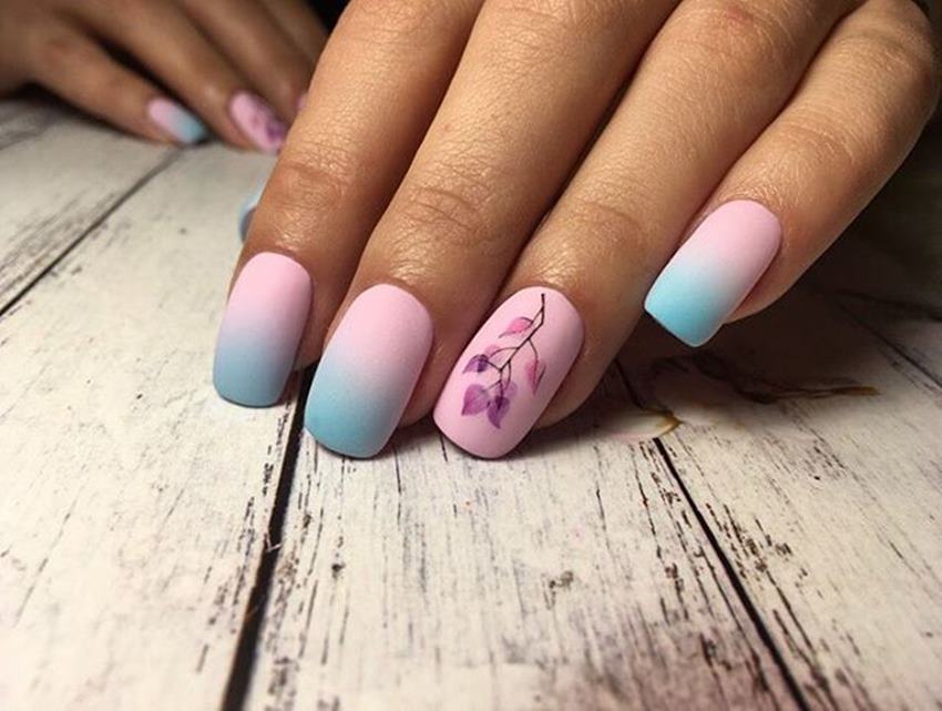 Дизайн маникюра Градиент | LoveNails: уход и дизайн ногтей ...