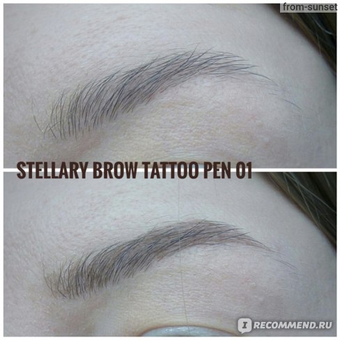 Лайнер для бровей `STELLARY` BROW TATTOO PEN стойкий тон 02 ...