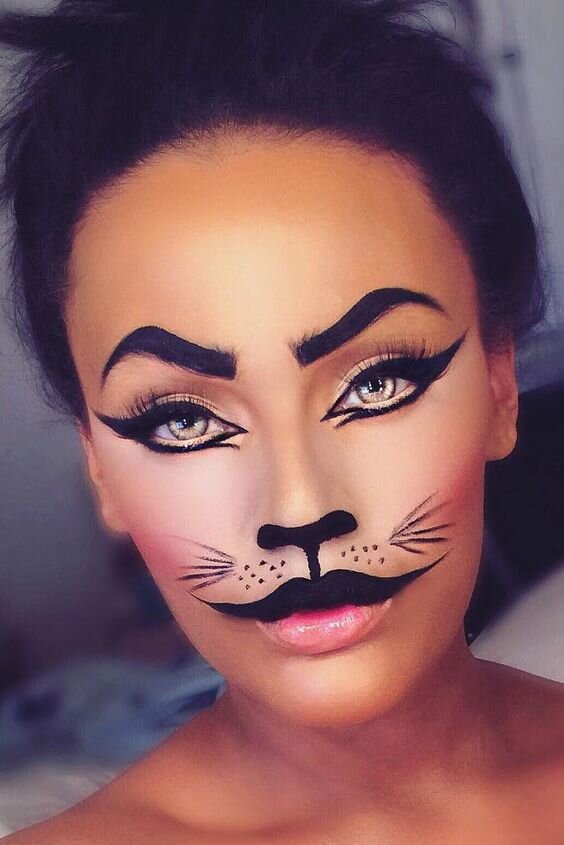 41 Easy Cat Makeup Ideas for Halloween