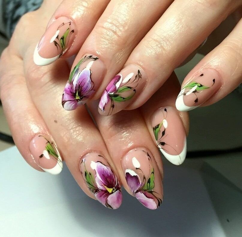 French Manicure 💅 Идеи Дизайна Ногтей ...