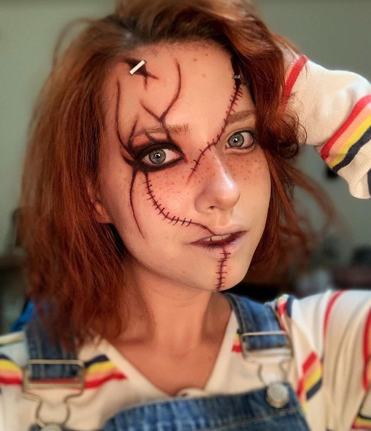 Chucky Halloween Makeup