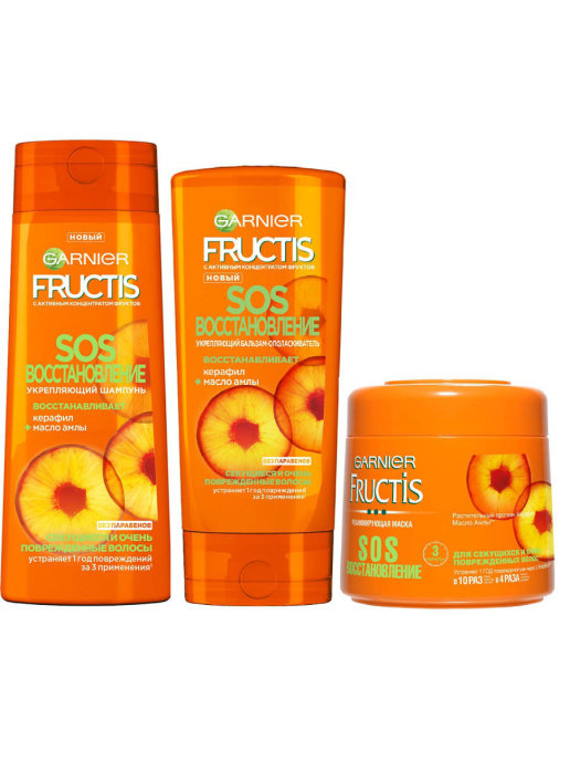 Бальзам-ополаскиватель Garnier Fructis SOS восстановление ...