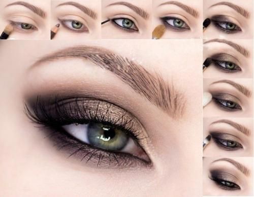 Smoky eyes» макияж, Смоки айс пошаговая ...