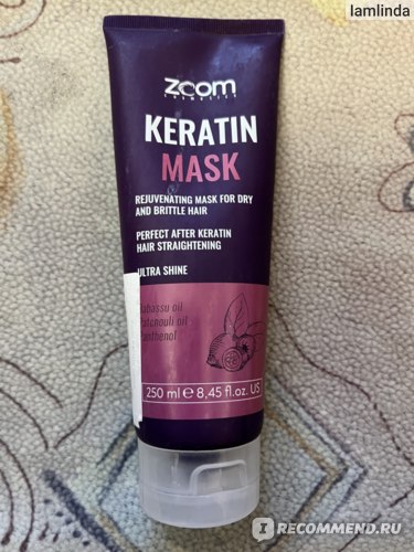 Комплект для домашнего ухода ZOOM Hemp Oil Shampoo 250 ml + ...