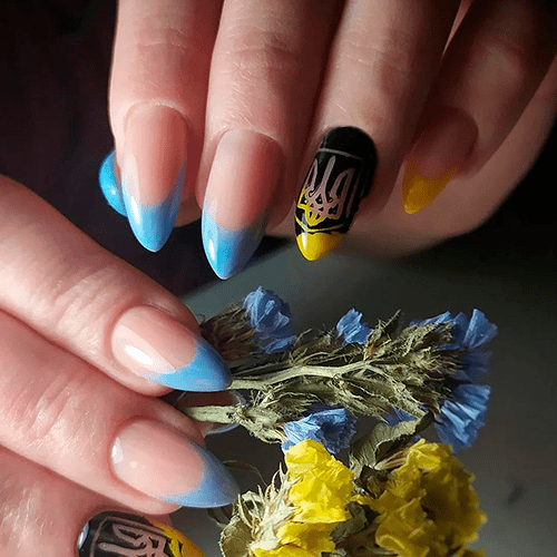 Пленка для педикюра от LAK_NAILS, наклейки для ногтей цветы ...