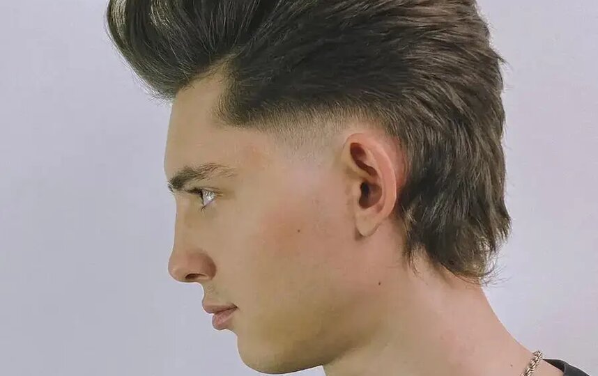 Мужская стрижка Маллет. Men's Mullet haircut. - YouTube