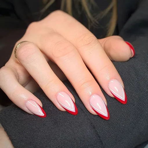 Красные ногти Идеи дизайна Маникюр / Red Nails Design Ideas ...