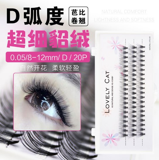 Ресницы пучковые Nesura Eyelash 10 мм ...